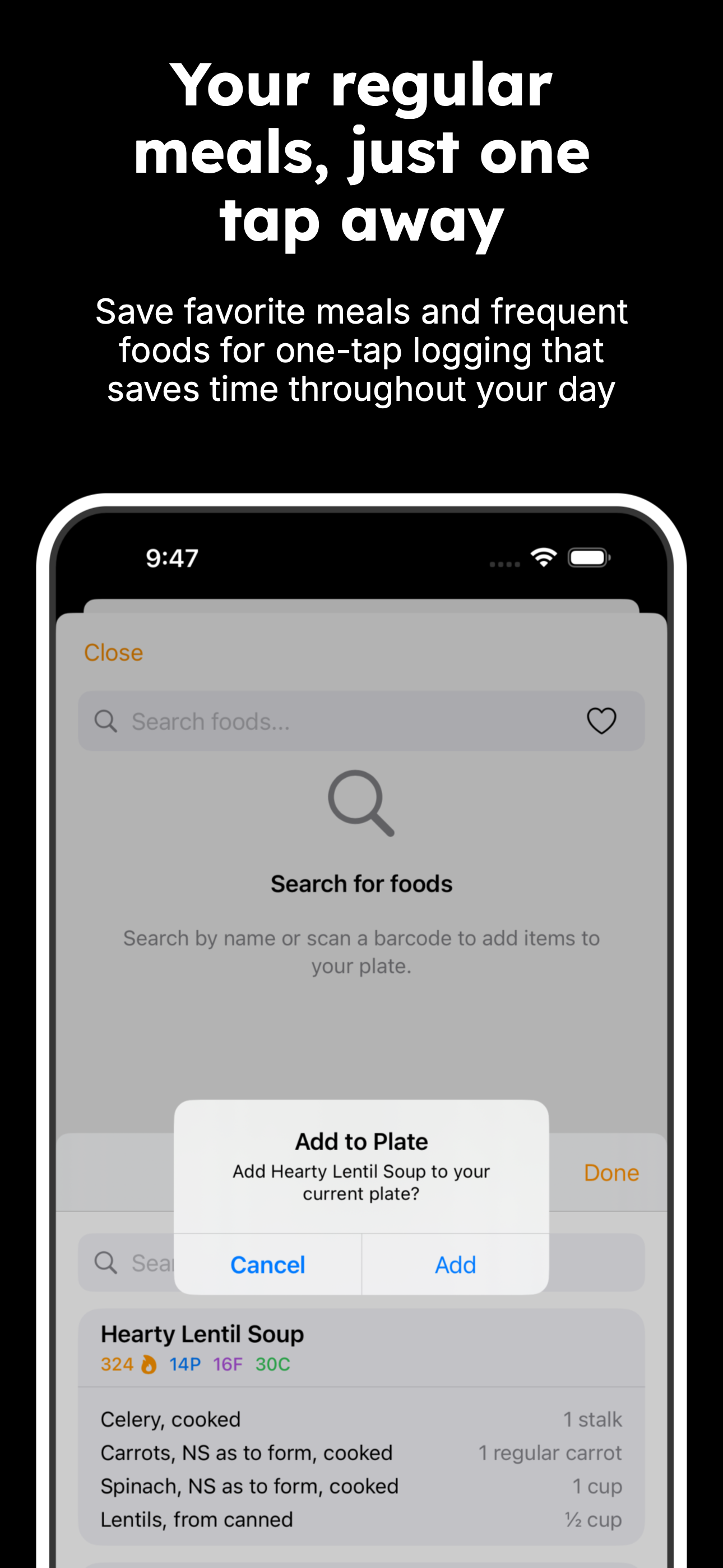 Save Time with Favorites